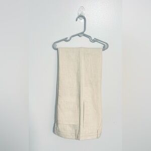 Island Importer Boys Beige Khaki 100% Linen Dress Pants Sz 16